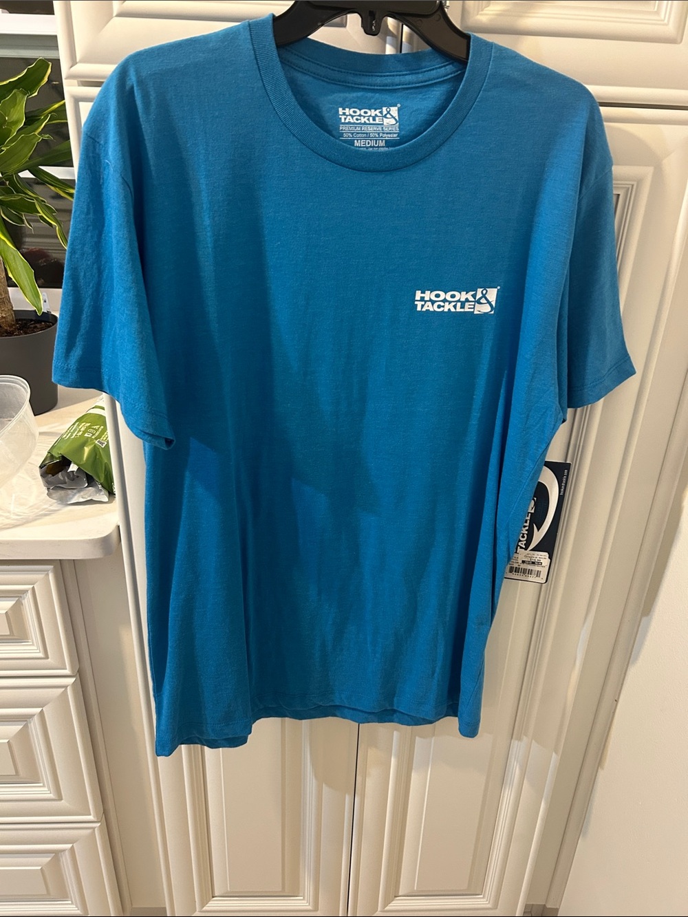 Men's Teal Short-Sleeve Logo Tee